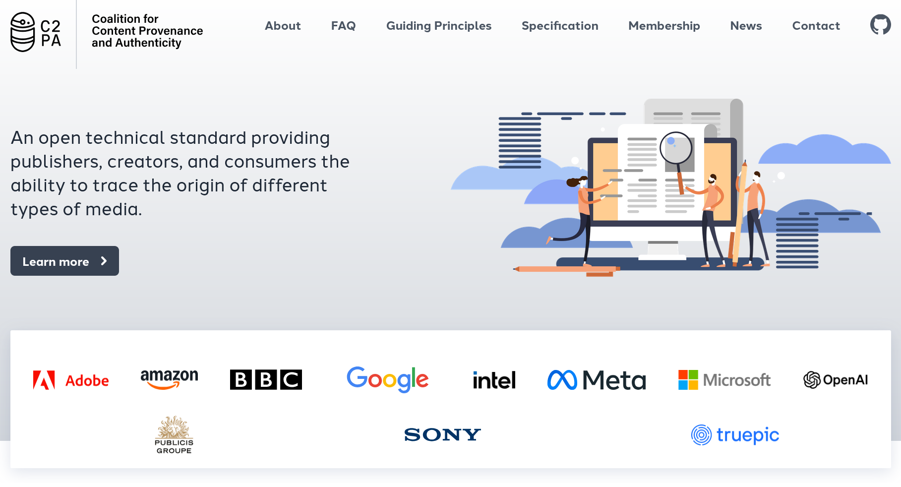 C2PA website