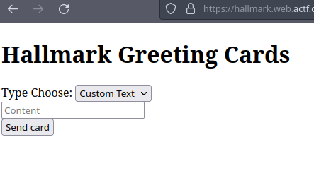 hallmark hompage