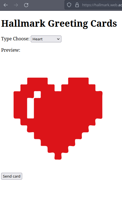 Heart card